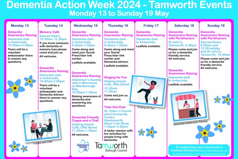 Dementia Action Week timetable