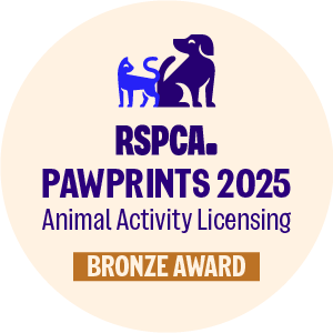 RSPCA bronze award circle logo