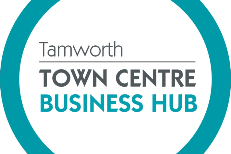 Tamworth Town centre Business Hub Logo