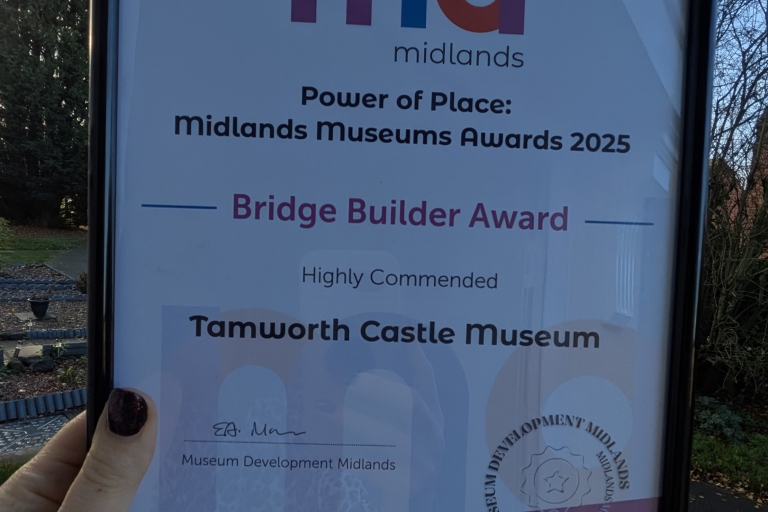 photo of a highly commended certificate